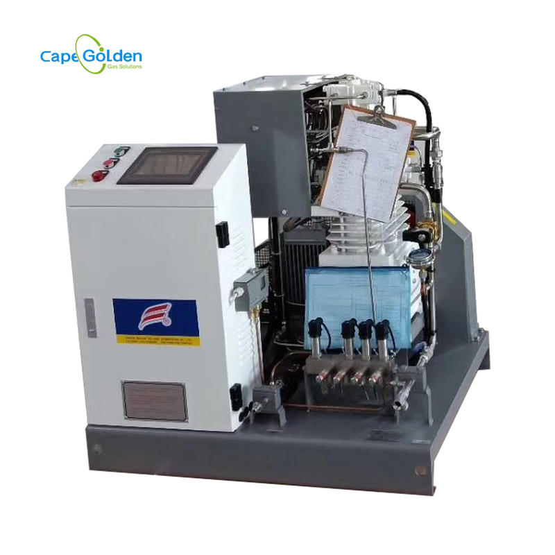 Bezolejowa sprężarka azotu Generator azotu sprężonego powietrza 400 obr./min 800 obr./min