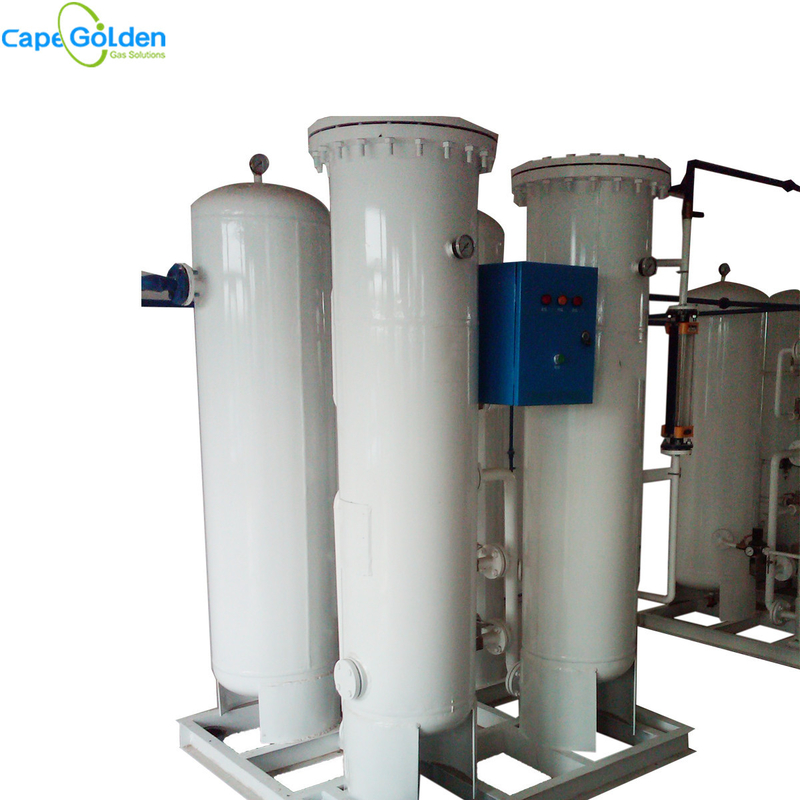 Generator tlenu o wysokiej czystości 20Nm3 / H Instalacja tlenowa gazu medycznego 90 ~ 99%