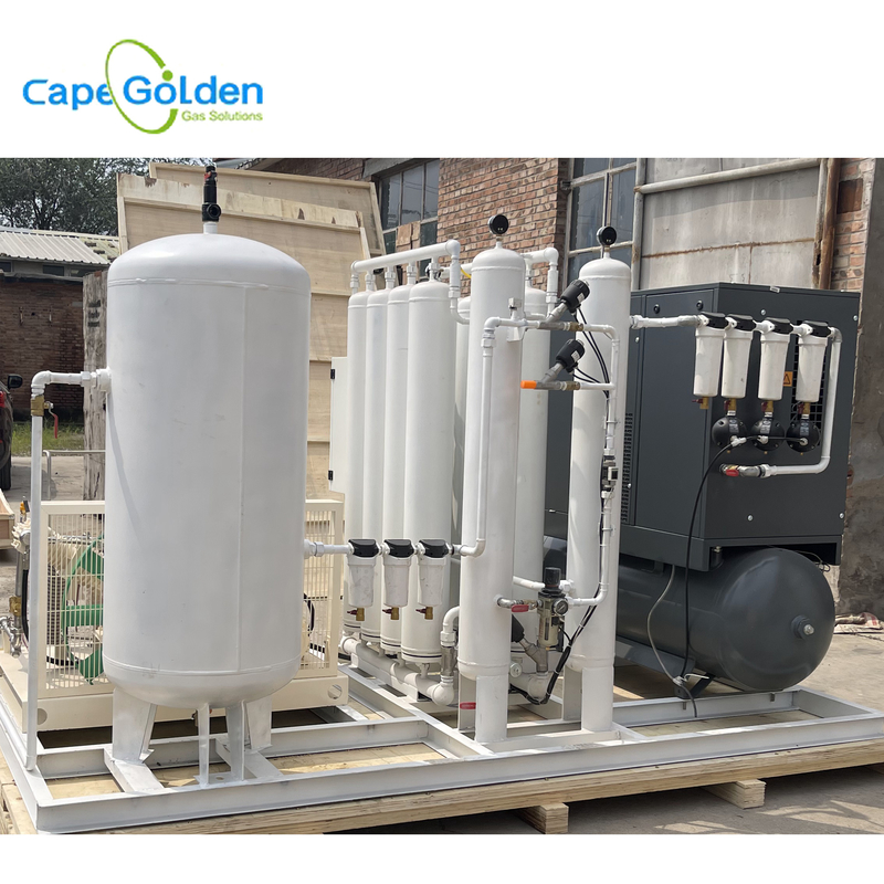 90 ~ 99% System napełniania butli tlenowych Instalacja do produkcji gazu tlenowego 200 bar