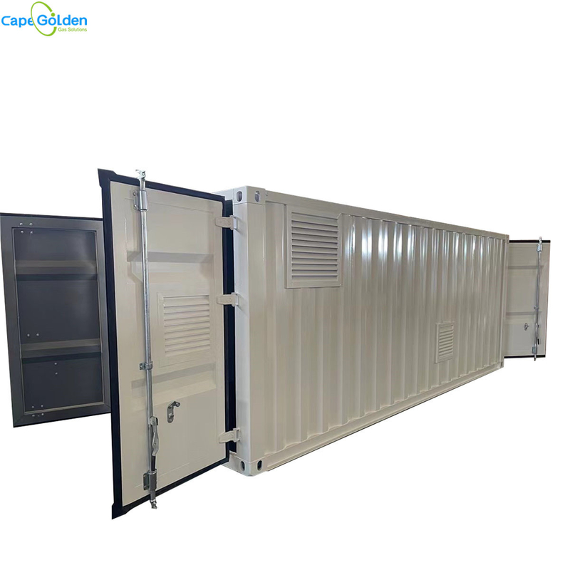 Szpitalna kontenerowa mobilna instalacja tlenowa PSA Generator medyczny Zakład produkcji tlenu 80cbm / godz