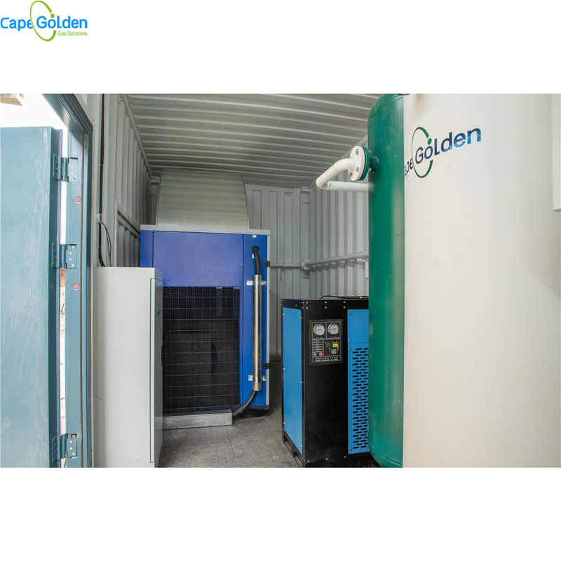 Generator tlenu CE ISO PSA Kontenerowy zakład produkcji tlenu 93% 95%