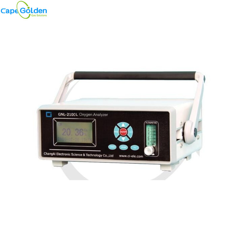 GNL-B1A Przenośny śladowy analizator tlenu Analizator gazu O2 150 ~ 300 ml / min