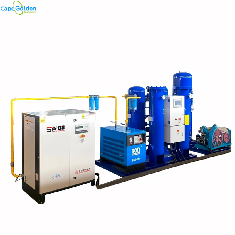 Przechowywanie żywności Mobilny generator gazu azotowego Kompaktowa instalacja gazu azotowego PSA
