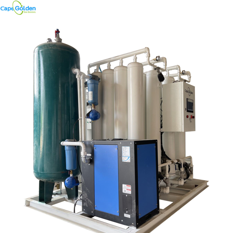 90 ~ 99% Szpital PSA Generator tlenu Instalacja tlenowa 500 l/min do napełniania butli rurociągu O2